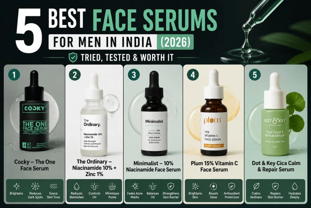 Best Face Serums for Men in India
